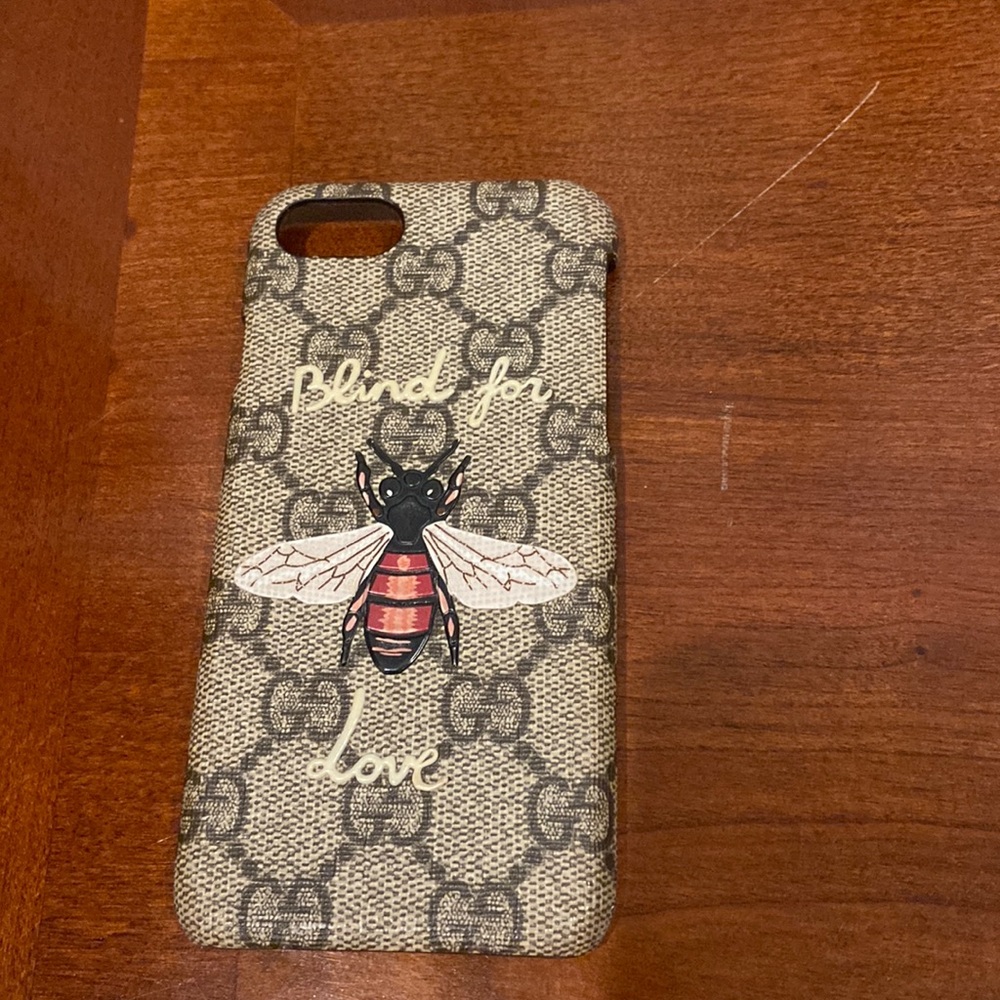 Gucci gg monogrammed iPhone s phone case